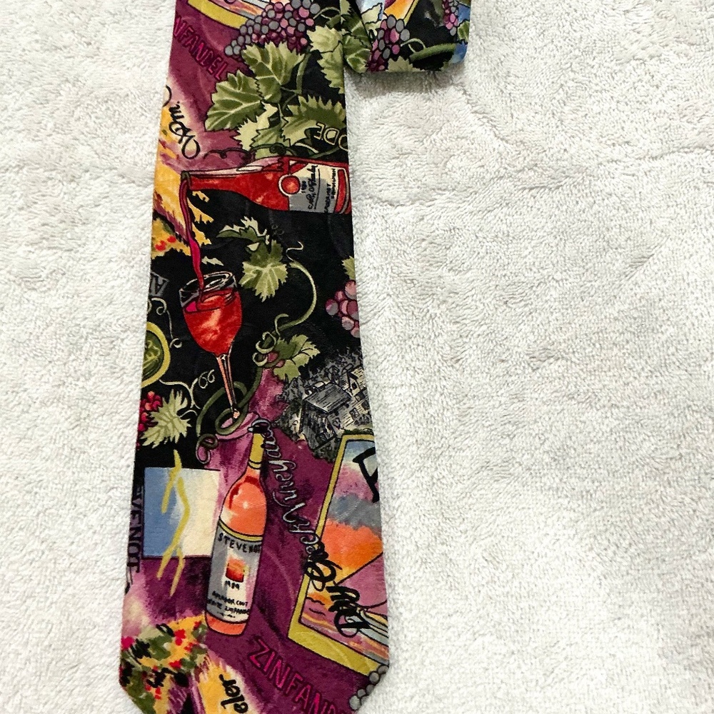 Nicole Miller Zinfandel Tie - 100% Silk